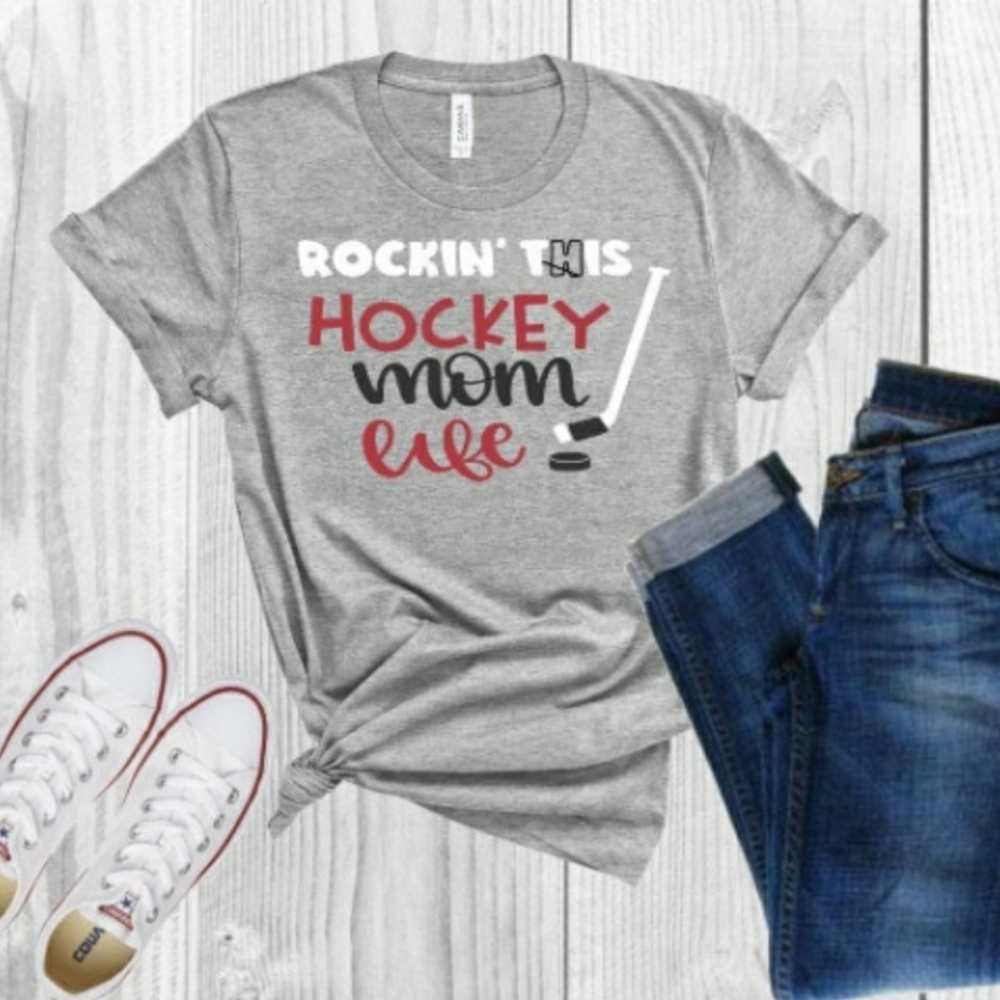 Hockey mom shirt